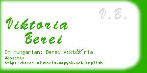 viktoria berei business card